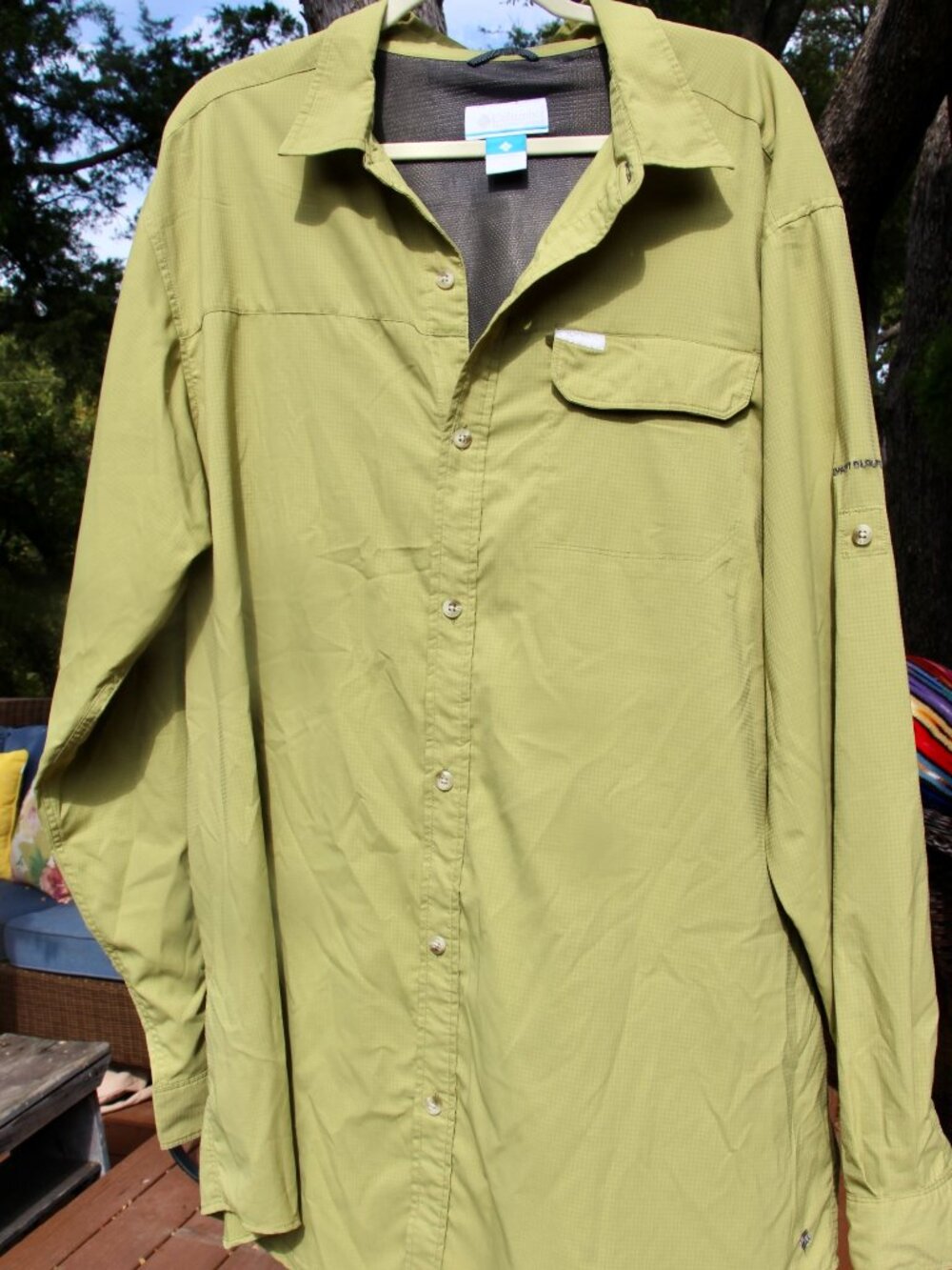 Men's Columbia Long sleeve shirt size XLT